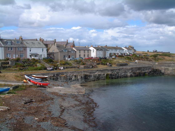 A small seaside town